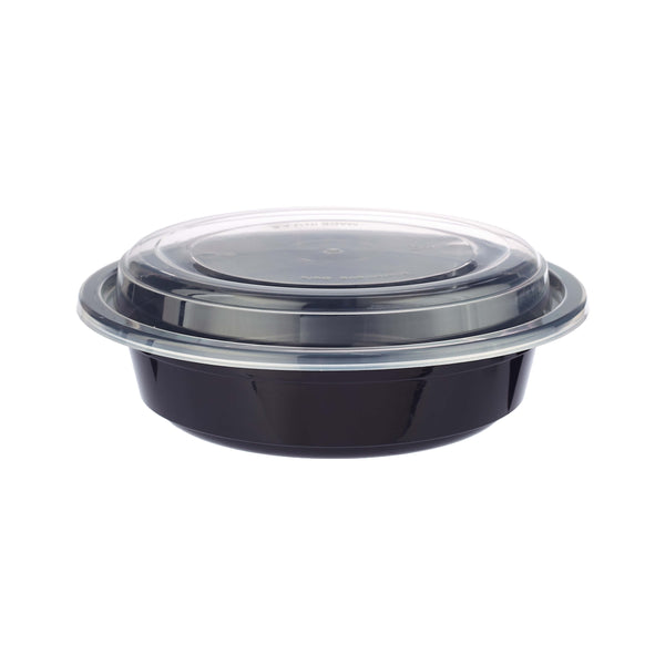 Black Plastic Container With Lid, 24oz - 2726917 – Gill Grilling