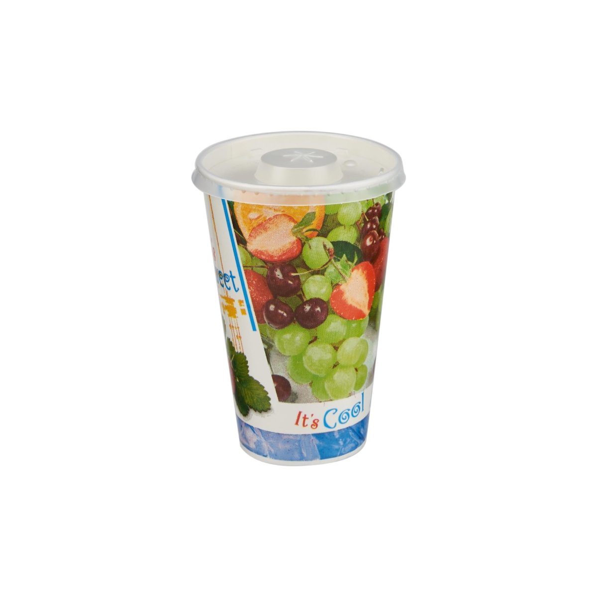 12 Oz Paper Juice Cup With Lid 25 Pieces - hotpackwebstore.com - Paper Juice Cups