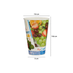 12 Oz Paper Juice Cup With Lid 25 Pieces - hotpackwebstore.com - Paper Juice Cups