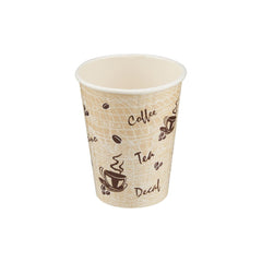 12 Oz Printed Embossed Paper Cups - hotpackwebstore.com - Embossed Paper Cups