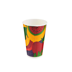 12 Oz Printed Single Wall Paper Juice Cups - hotpackwebstore.com - Single Wall Paper Cups