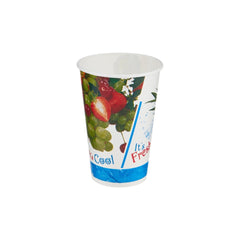 12 Oz Printed Single Wall Paper Juice Cups - hotpackwebstore.com - Single Wall Paper Cups