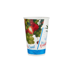 12 Oz Printed Single Wall Paper Juice Cups - hotpackwebstore.com - Single Wall Paper Cups