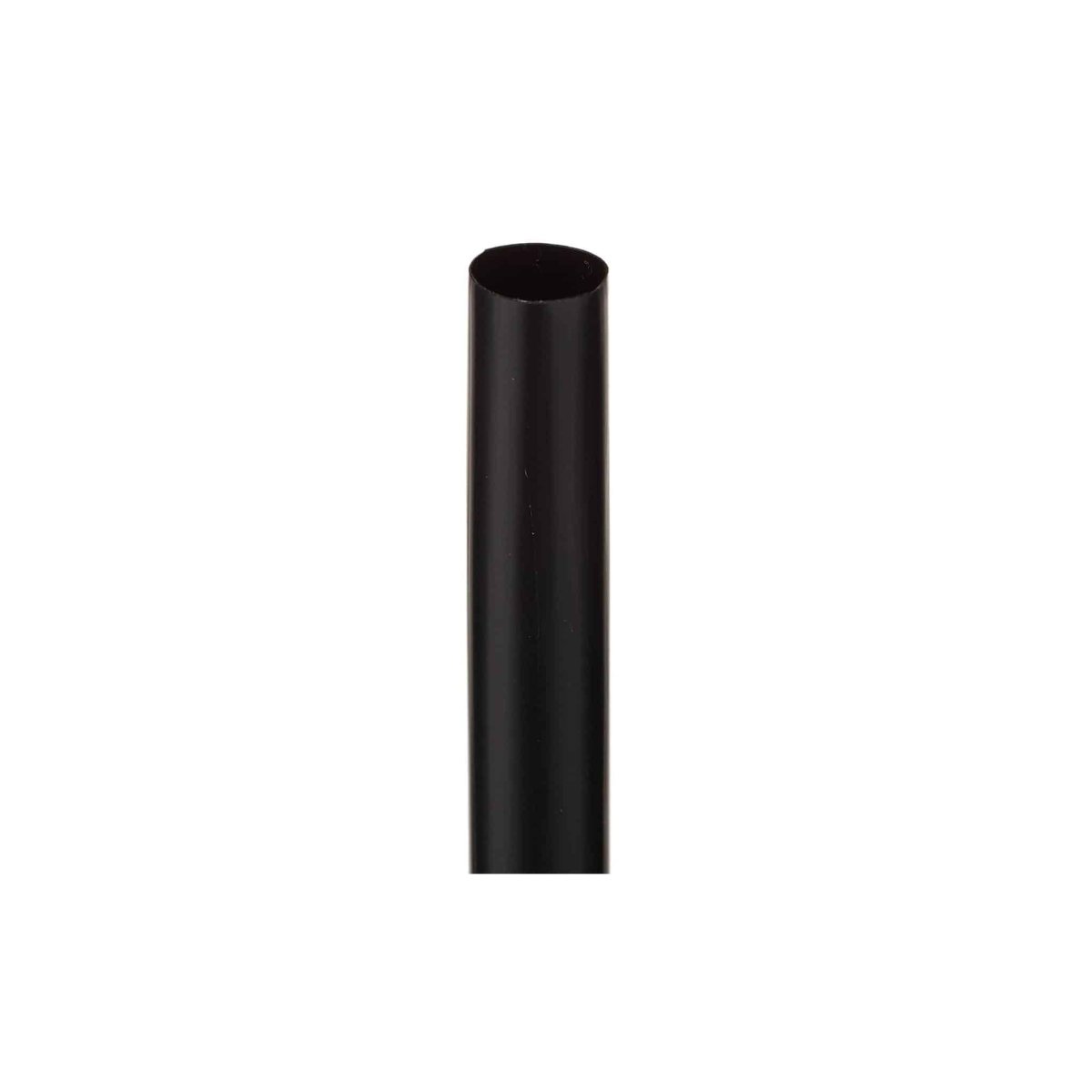 12mm Black Straight Straw Wrapped 100 Pieces X 24 Packet - hotpackwebstore.com - Plastic Straws