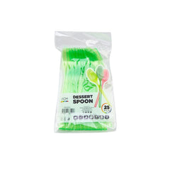 17cm Plastic Desert Spoons - hotpackwebstore.com - Plastic Products