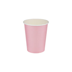 25 Pieces 8 Oz Single Wall Pink Paper Cups - hotpackwebstore.com - Single Wall Paper Cups