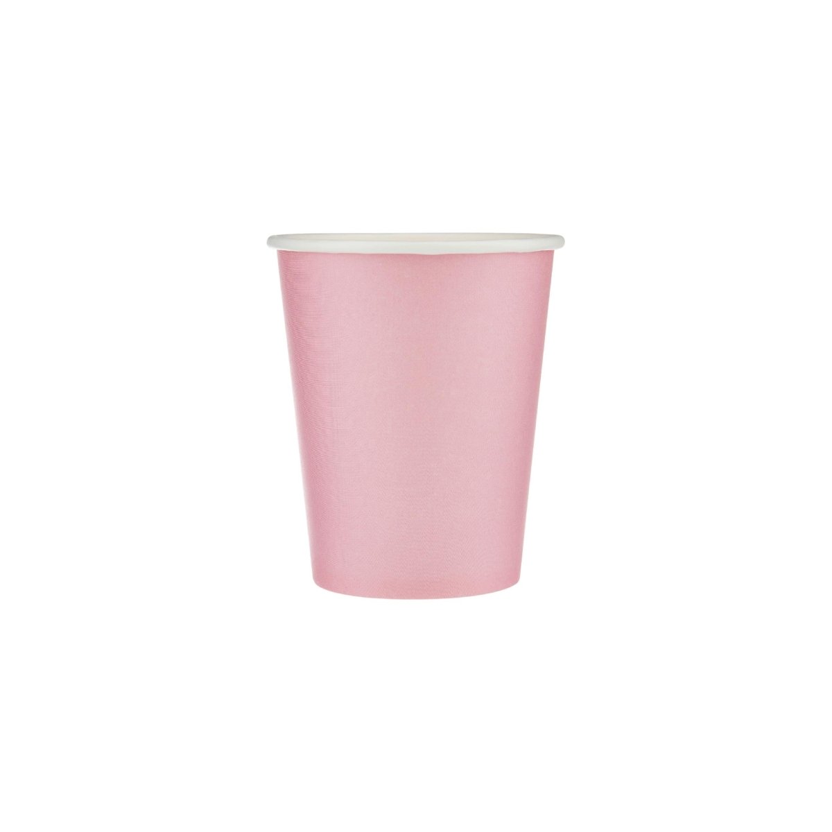 25 Pieces 8 Oz Single Wall Pink Paper Cups - hotpackwebstore.com - Single Wall Paper Cups