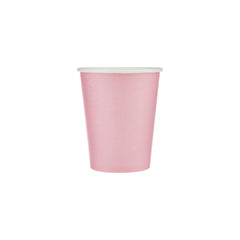 25 Pieces 8 Oz Single Wall Pink Paper Cups - hotpackwebstore.com - Single Wall Paper Cups