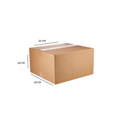 3 - Ply Brown E - commerce RSC Corrugated Boxes - hotpackwebstore.com - Corrugated Boxes