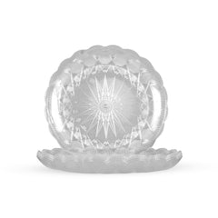 30 cm Round Crystal Design Plate 10 kg - hotpackwebstore.com - Plastic Crystal Plates