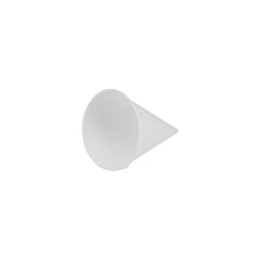 4.5 Oz White Paper Food Service Cone Cold Water Cup - hotpackwebstore.com - Paper Cone