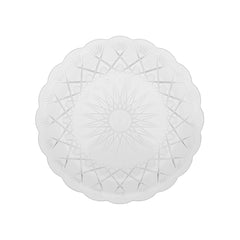 5 Pieces Round Crystal Plate - hotpackwebstore.com - Plastic Plates