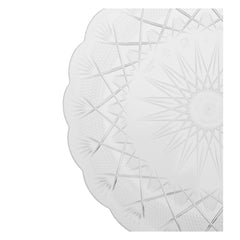 5 Pieces Round Crystal Plate - hotpackwebstore.com - Plastic Plates