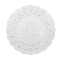 5 Pieces Round Crystal Plate - hotpackwebstore.com - Plastic Plates