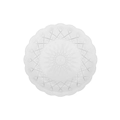 5 Pieces Round Crystal Plate - hotpackwebstore.com - Plastic Plates