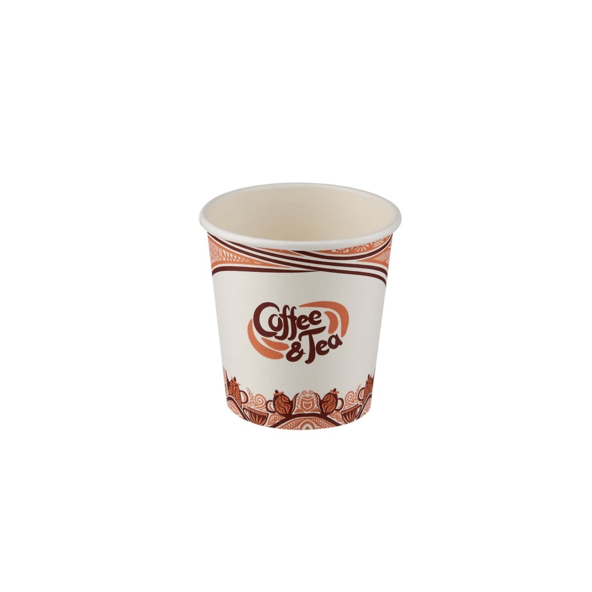 6 Oz Printed Single Wall Paper Cup - hotpackwebstore.com - Single Wall Paper Cups