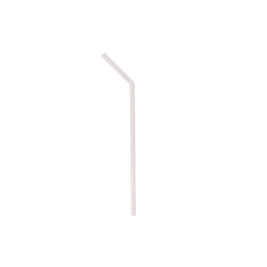 6mm Plastic Flexible Straw | 250 Pieces x 40 Packets - hotpackwebstore.com - Plastic Straws