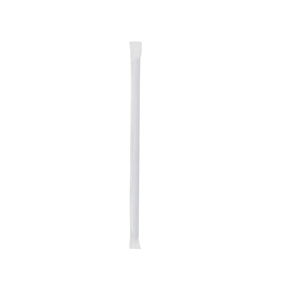 7mm Black Straight Straw Wrapped 250 Pieces x 40 Packet - hotpackwebstore.com - Plastic Straws