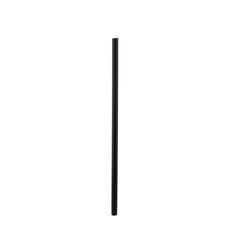 7mm Black Straight Straw Wrapped 250 Pieces x 40 Packet - hotpackwebstore.com - Plastic Straws