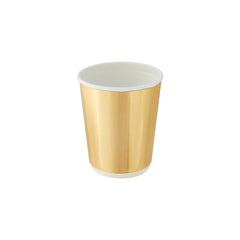 8 Oz Gold Paper Cups Double Wall - hotpackwebstore.com - Double Wall Paper Cups