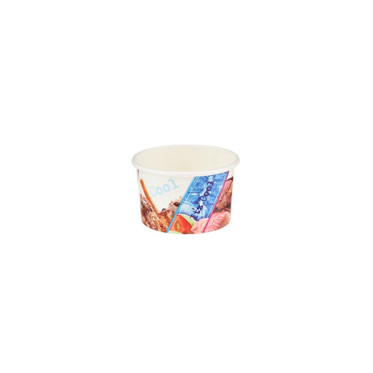 80ml Paper Ice Cream Cup 1000 Pieces - hotpackwebstore.com - Ice Cream Bowls