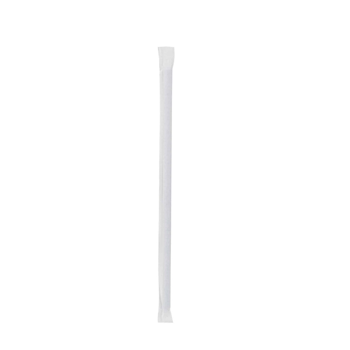 8mm Black Straight Straw Wrapped 250 Pieces x 40 Packet - hotpackwebstore.com - Plastic Straws