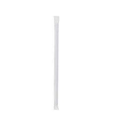 8mm Black Straight Straw Wrapped 250 Pieces x 40 Packet - hotpackwebstore.com - Plastic Straws