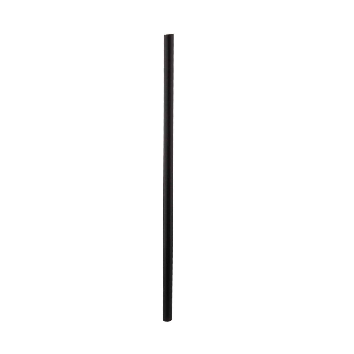 8mm Black Straight Straw Wrapped 250 Pieces x 40 Packet - hotpackwebstore.com - Plastic Straws