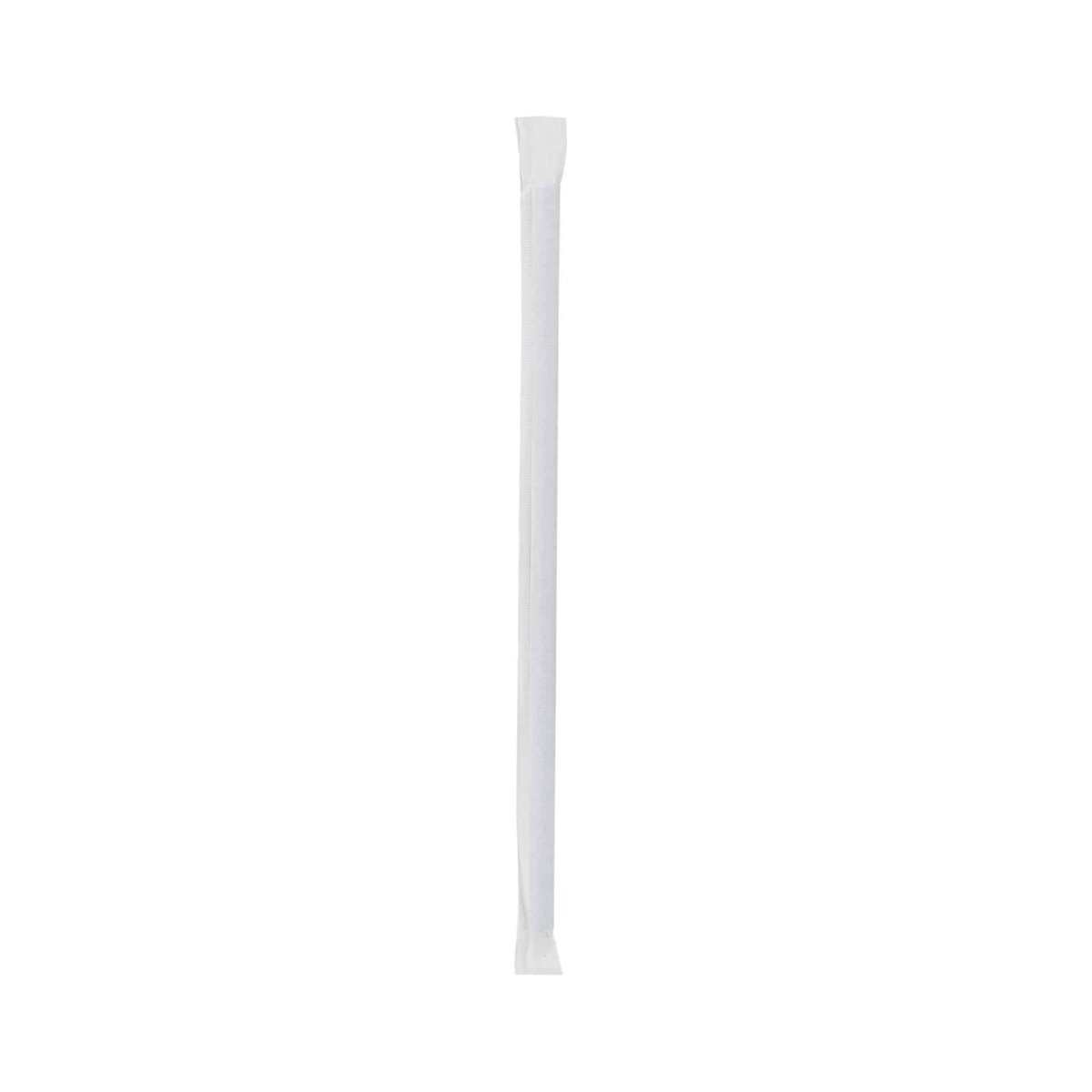 8mm Clear Straight Straw Wrapped 250 Pieces x 40 Packet - hotpackwebstore.com - Plastic Straws