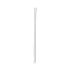 8mm Clear Straight Straw Wrapped 250 Pieces x 40 Packet - hotpackwebstore.com - Plastic Straws