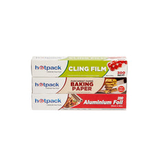 Special Offer Cling Film + Baking Paper + Aluminum Foil Roll Combo Pack