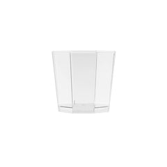 Clear Hexaganal Plastic Dessert Cup