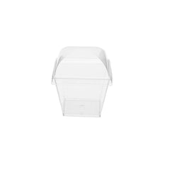 Clear Square Plastic Dessert Cup With Lid