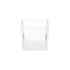 Clear Square Plastic Dessert Cup With Lid