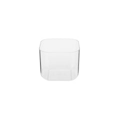 Clear Square Plastic Dessert Cup With Lid