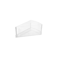 Triangle Clear Dessert Cup With Lid