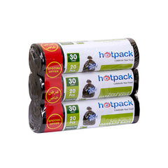 Garbage Bag Roll 65 x 95 cm Offer Pack + Garbage Bag Offer Pack Buy 2 Get 2 50 Pieces x 4 Rolls