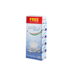 Soft n Cool Facial Tissue 200 Sheets x 2 Ply With Free UAE theme Facial Tissue