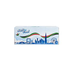 Soft n Cool Facial Tissue 200 Sheets x 2 Ply With Free UAE theme Facial Tissue