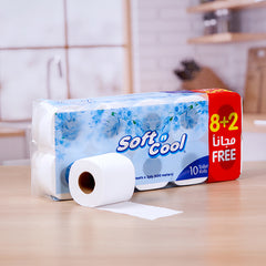 Soft n Cool Toilet Rolls 400 Sheets x 2 Ply 10 Rolls