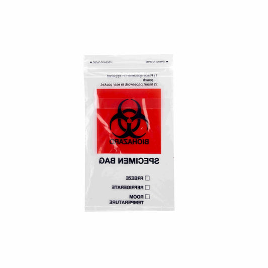 Biohazard Specimen Zipper Bag