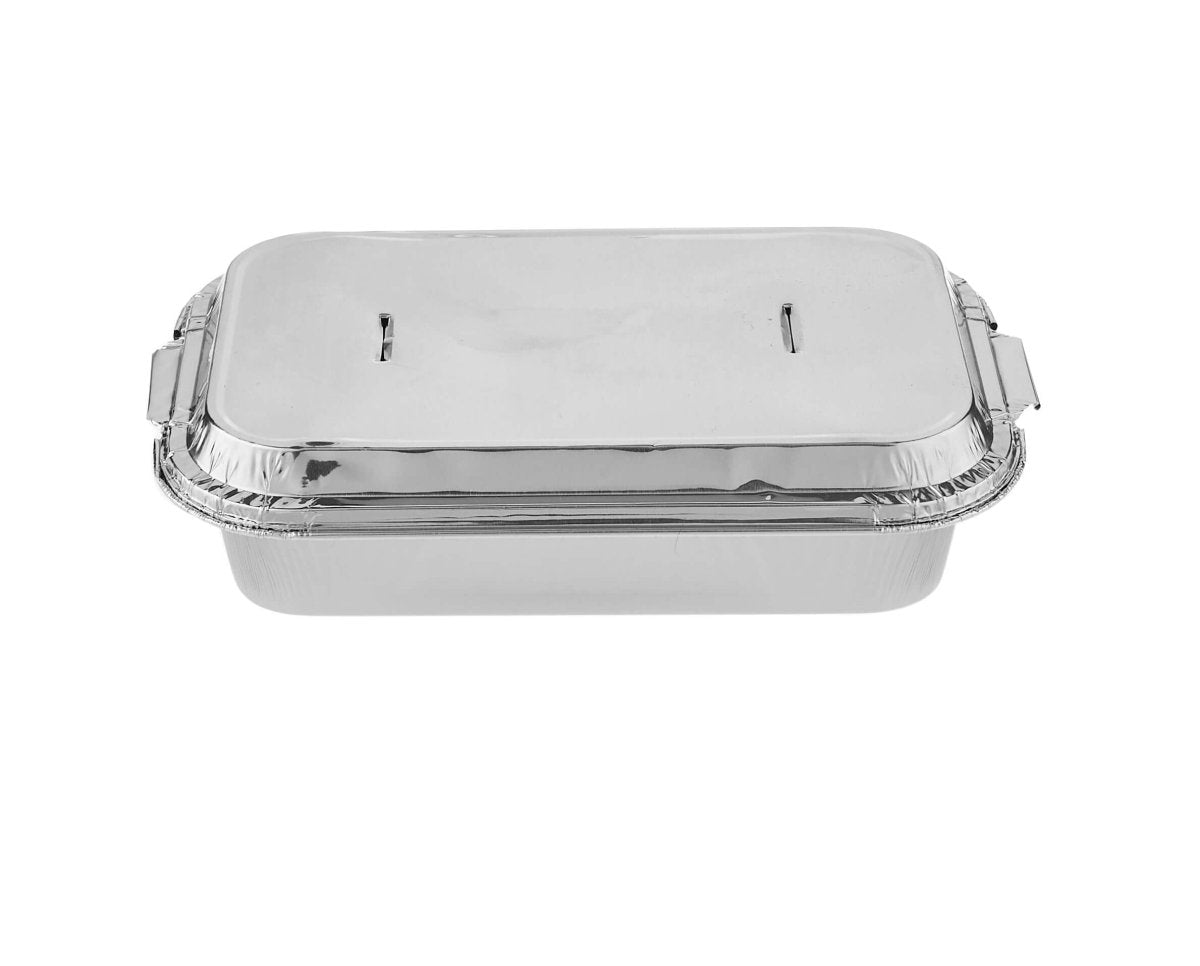 Airline Aluminium Container with Lid - hotpackwebstore.com - Aluminium Containers