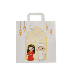 Arabic Kids Paper Gift Bag - hotpackwebstore.com - Flat Handle Paper Bags