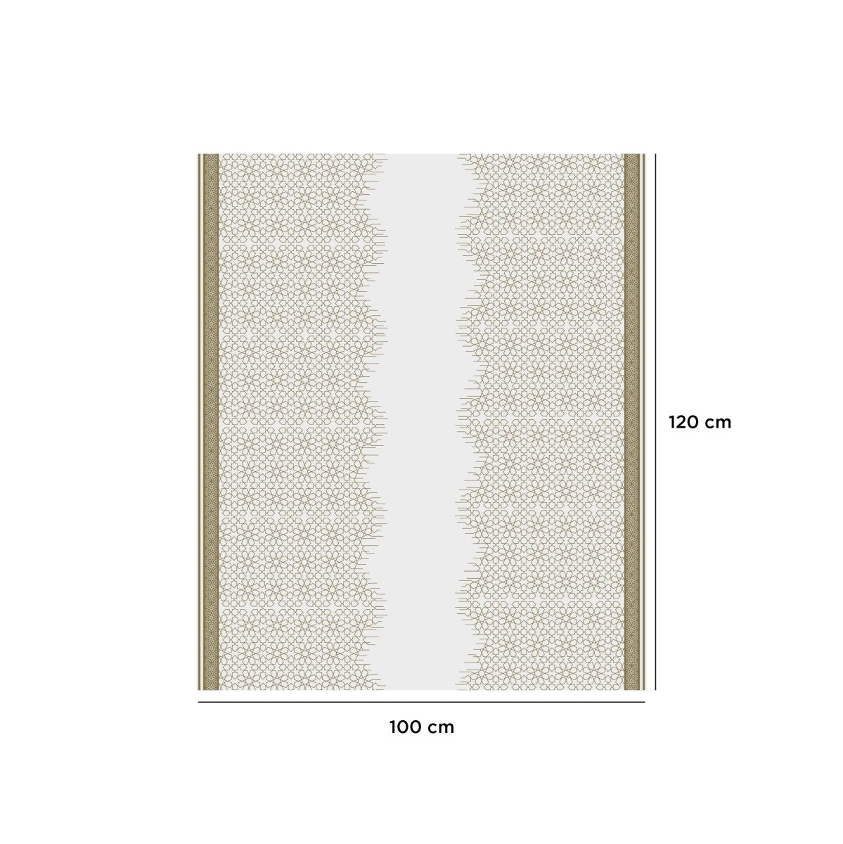 Arabic pattern Printed White Luxury Sofra - hotpackwebstore.com - Sofra Table Sheet Rolls