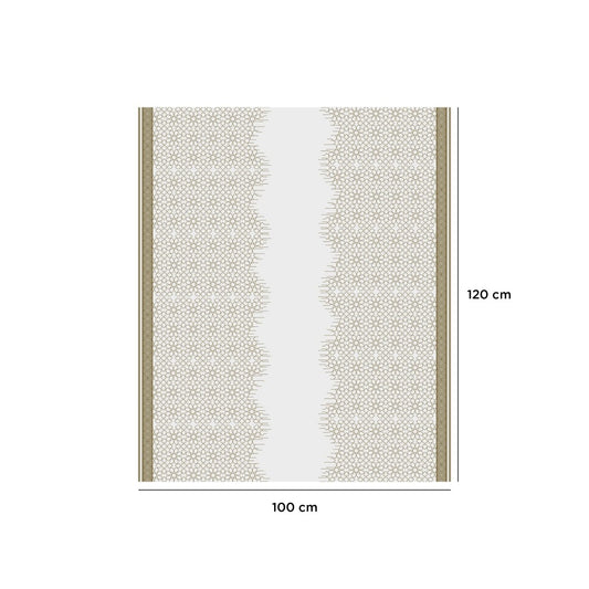 Arabic Pattern Printed White Luxury Sofra Twin Pack - hotpackwebstore.com - Sofra Table Sheet Rolls