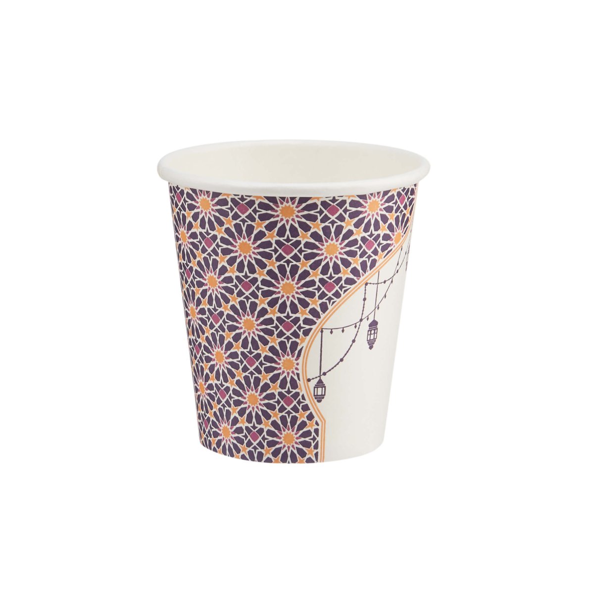 Arabic Theme Heavy Duty Single Wall Paper Cup - hotpackwebstore.com - Heavy Duty Paper Cups