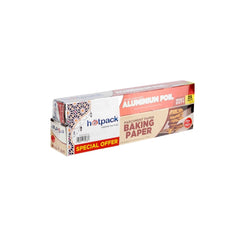 Baking Paper + Aluminium Foil Combo - hotpackwebstore.com - Combo Packs