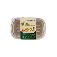 Bio - Degradable Rectangular Container - hotpackwebstore.com - Bio - Degradable Containers