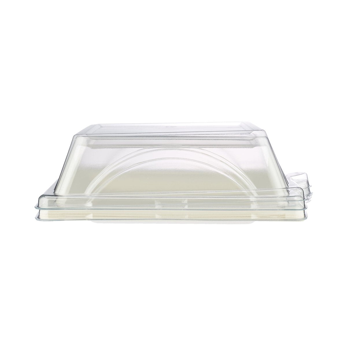 Bio - Degradable Square Plate With Lid 5 Pieces - hotpackwebstore.com - Bio - Degradable Plates