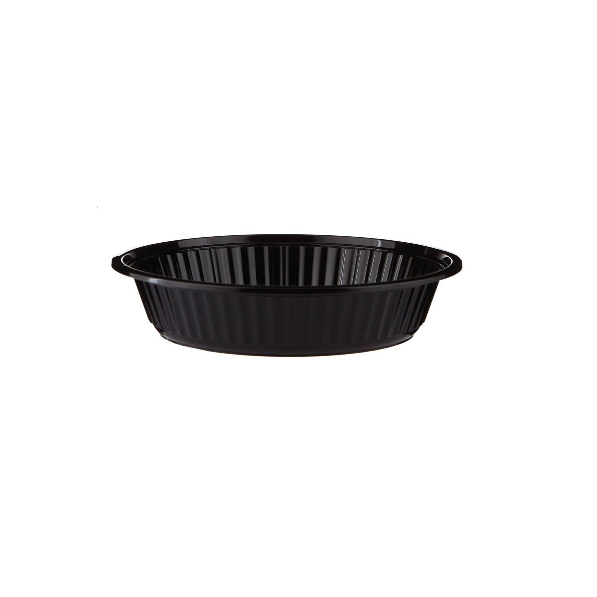 Black Base Heavy Duty Round Container 24 Oz 300 Pieces - hotpackwebstore.com - Black Base Containers